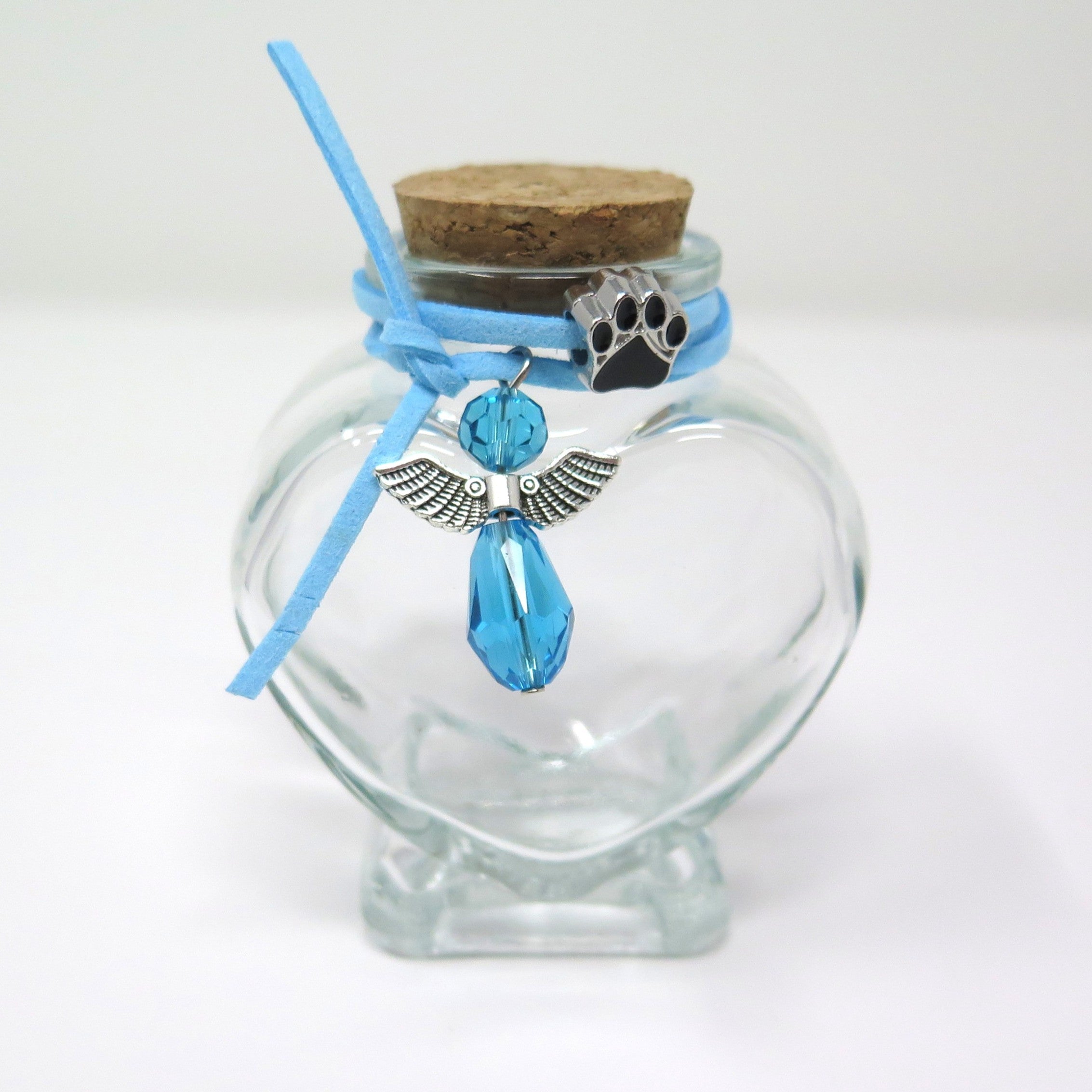 Gedenkflasche für Fell mit Anhänger