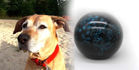 Hundeurne mit Bild Ihres Hundes als Silhouette gezeichnet
