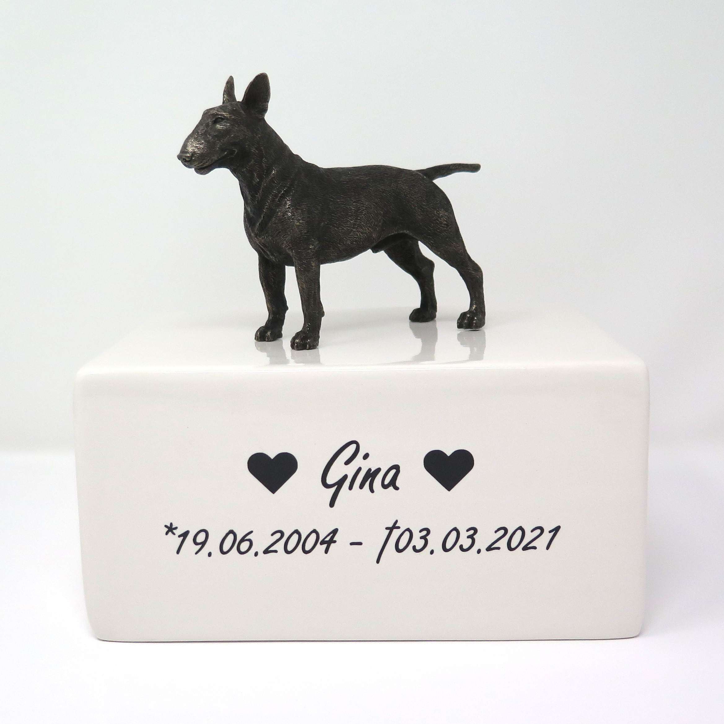 Bullterrier Urne
