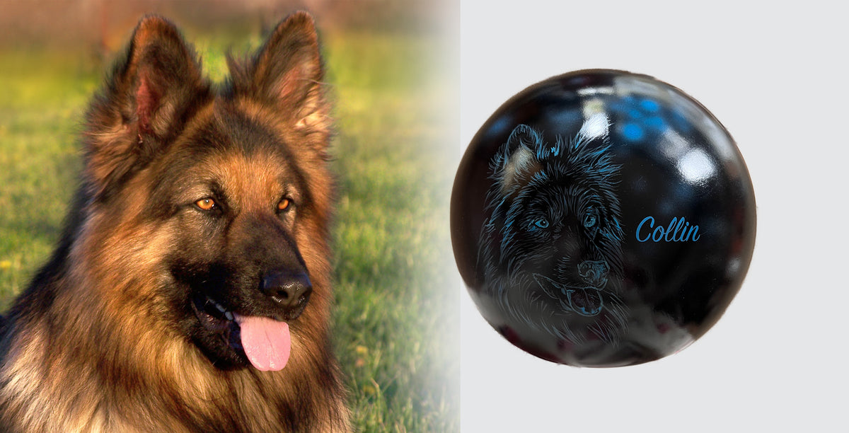 Hundeurne Lichterhund mit Silhouette Ihres Hundes