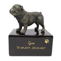 Englische Bulldogge Urne