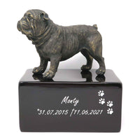 Englische Bulldogge Urne