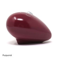 Tierurne in Herzform Purpurrot mit Pfote