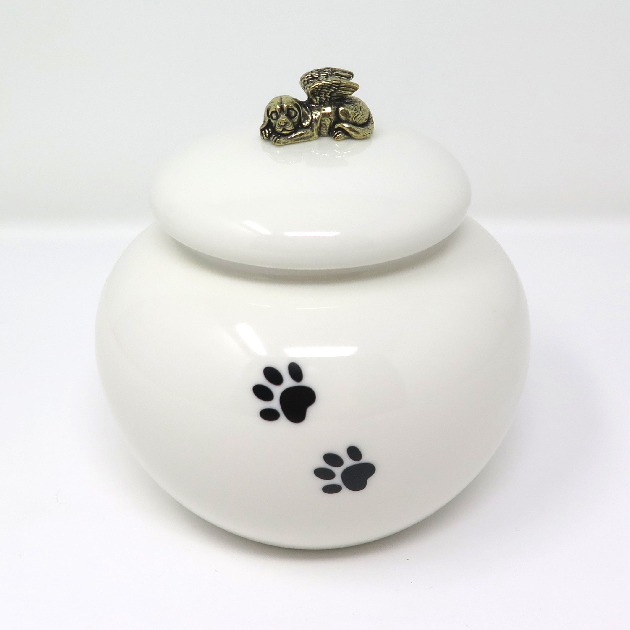 Tierurne aus Keramik Hundeurne Wuff
