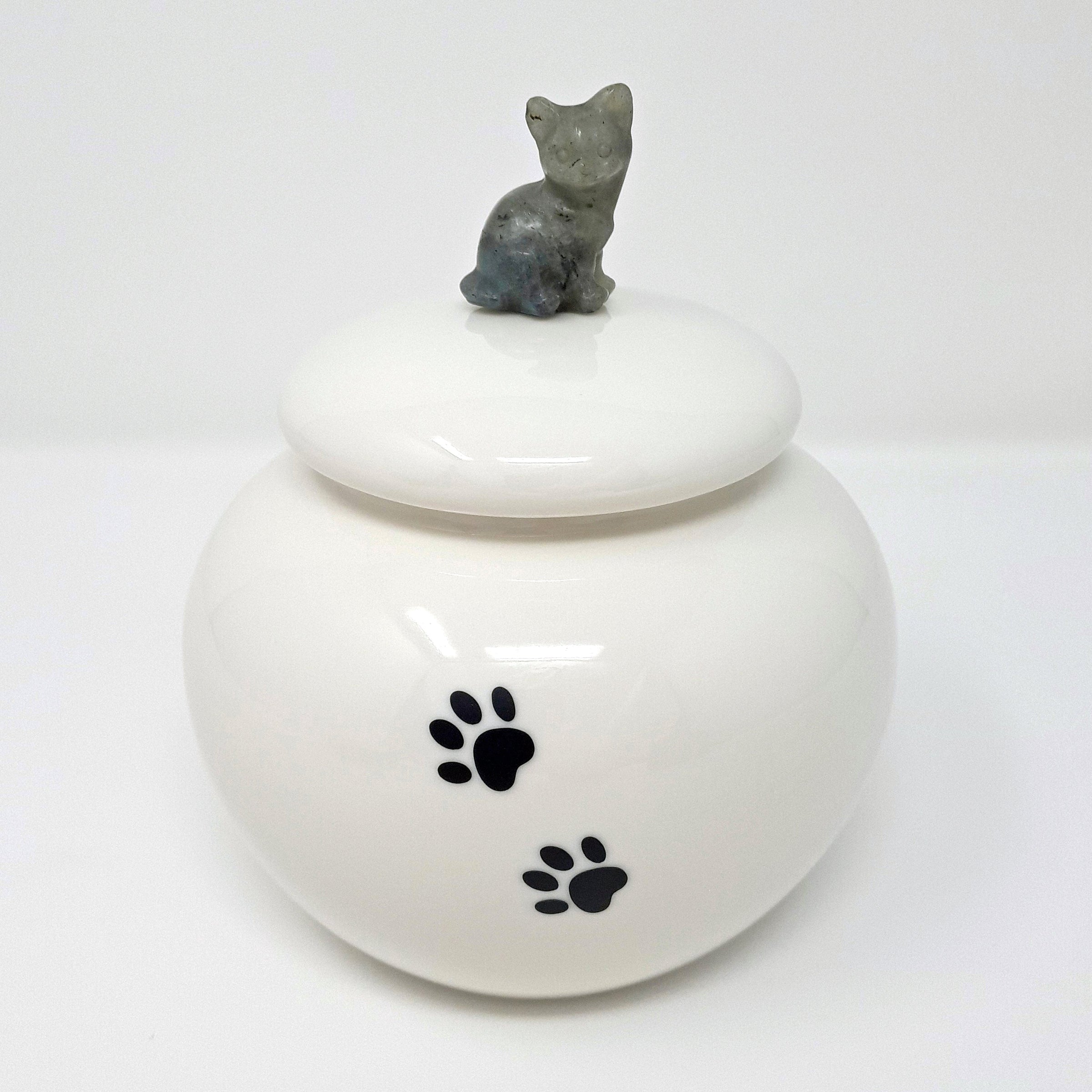 Tierurne aus Keramik Katzenurne Kalani
