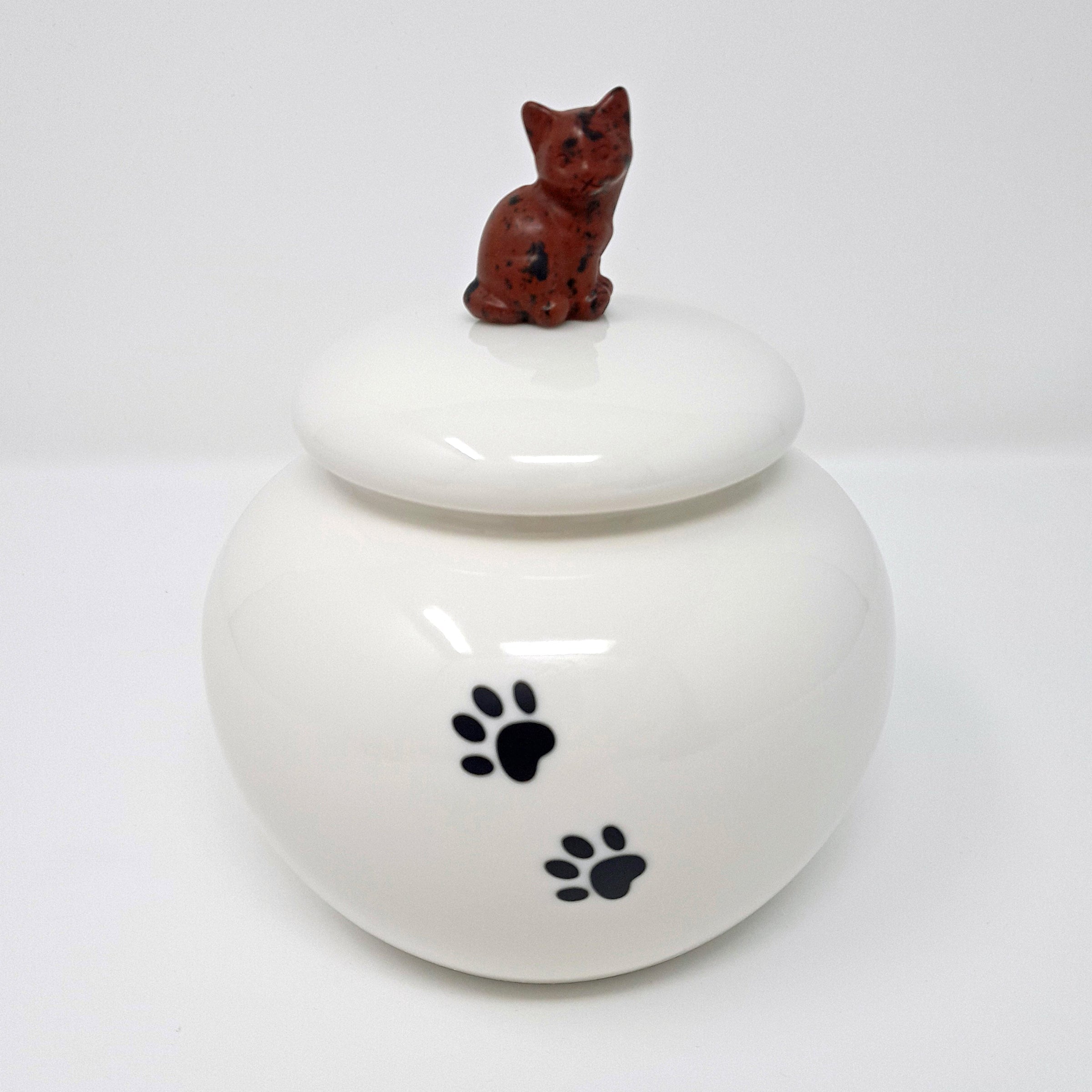 Tierurne aus Keramik Katzenurne Suri