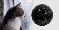 Kugelurne mit Katze nach Fotovorlage bemalt