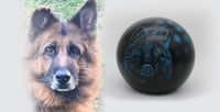 rne für Hunde mit Portrait nach Fotovorlge