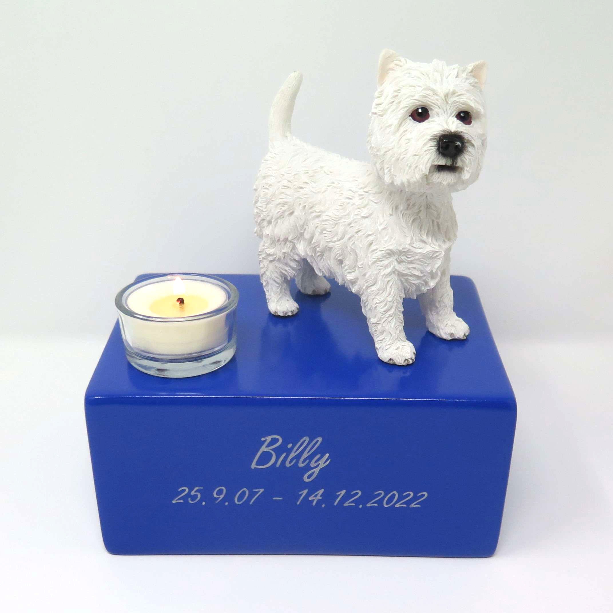 West Highland Terrier Urne