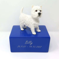 West Highland Terrier Urne
